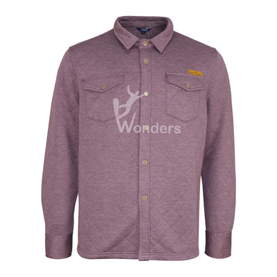 Chemise à manches longues pour hommes 100% Terylène respirante personnalisée